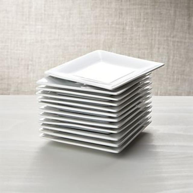 Set of 12 Boxed 6" Appetizer Plates