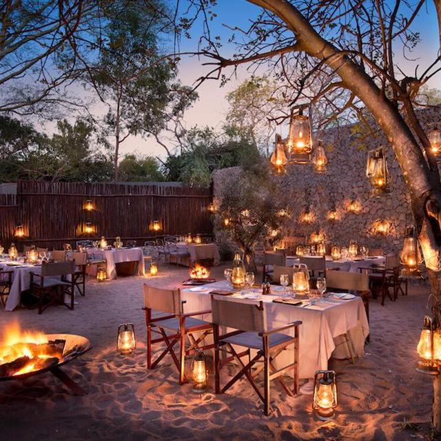 Dinner for two on our Honeymoon
