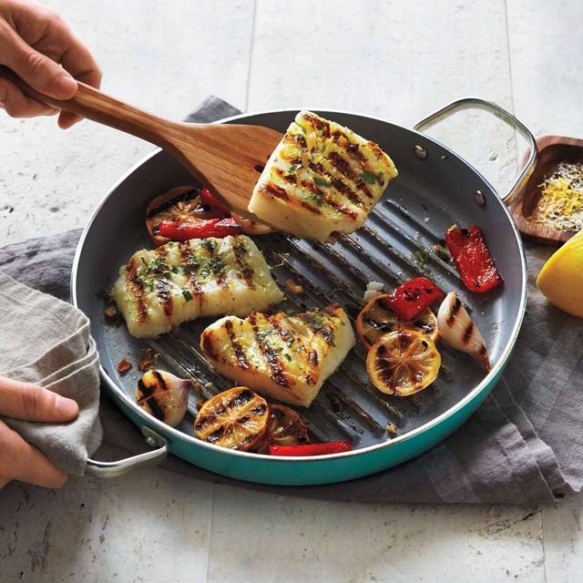 Greenpan for Sur La Table Healthy Ceramic Nonstick Grill Pans, 11"