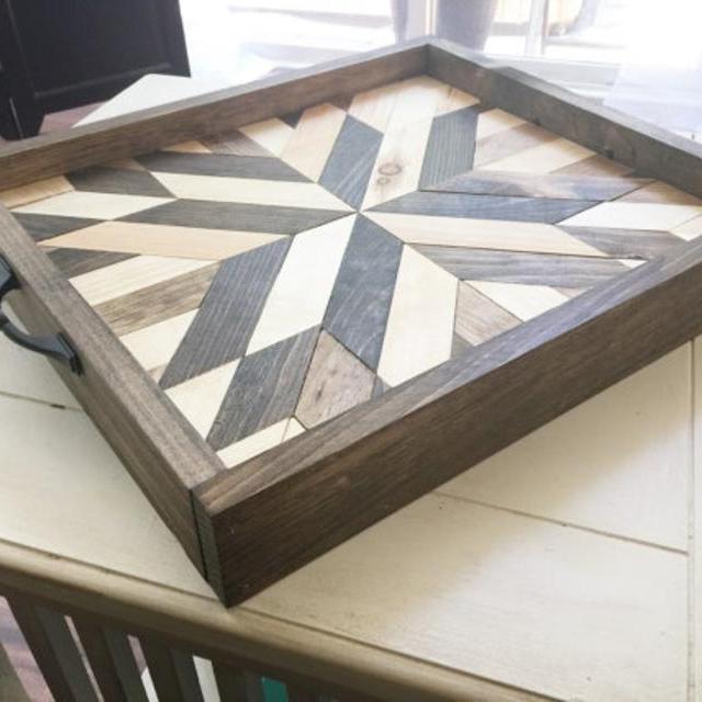 Rustic serving tray