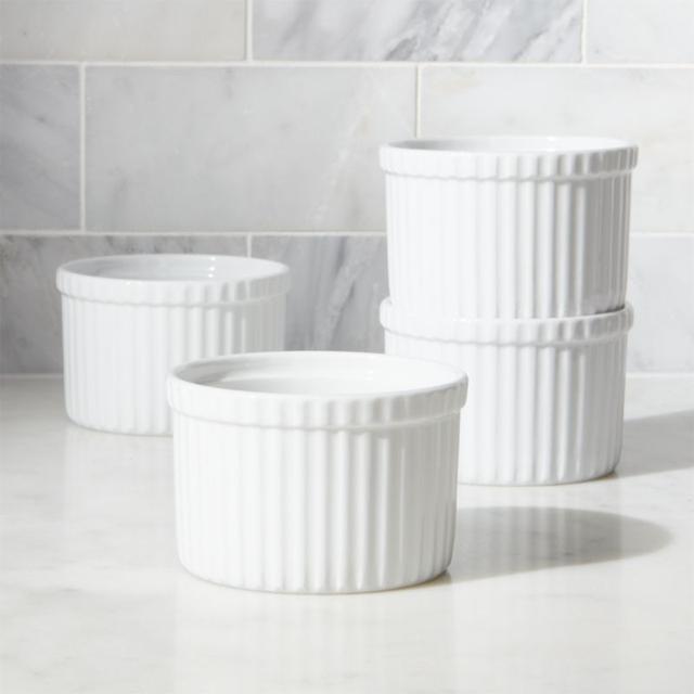 Set of 4 Tall Ramekins