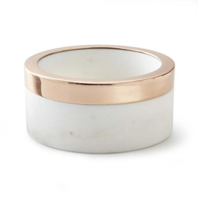 Marble & Copper Wine-Bottle Coaster