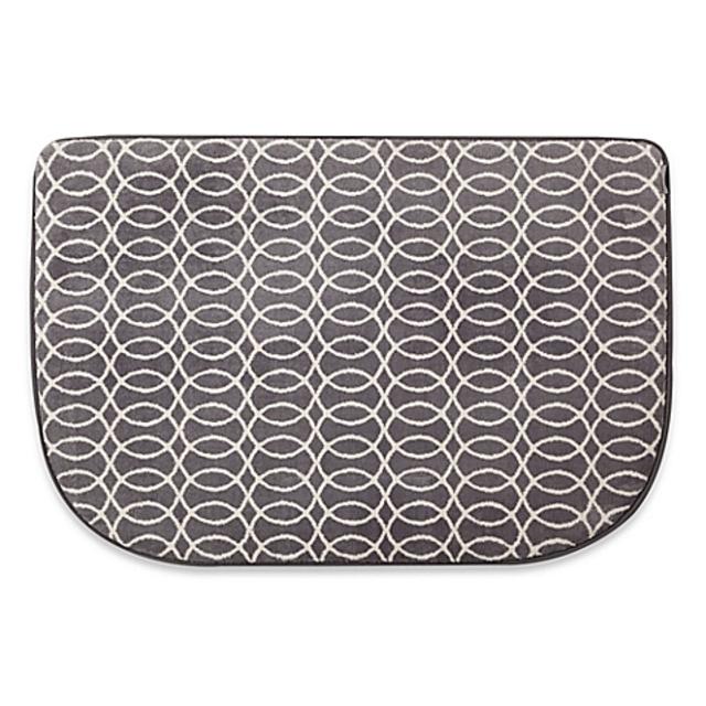 Microdry® Memory Foam HD™ 22-Inch x 32-Inch Textra™ Kitchen Mat in Grey