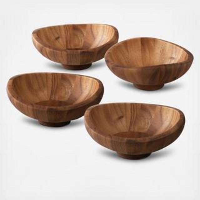 Nambe Butterfly Individual Salad Bowls (Set of 4)