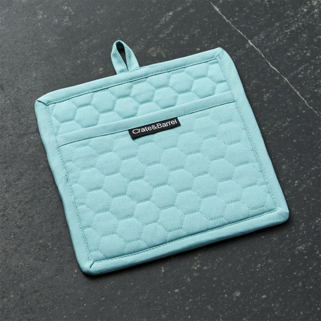 Aqua Blue Pot Holder