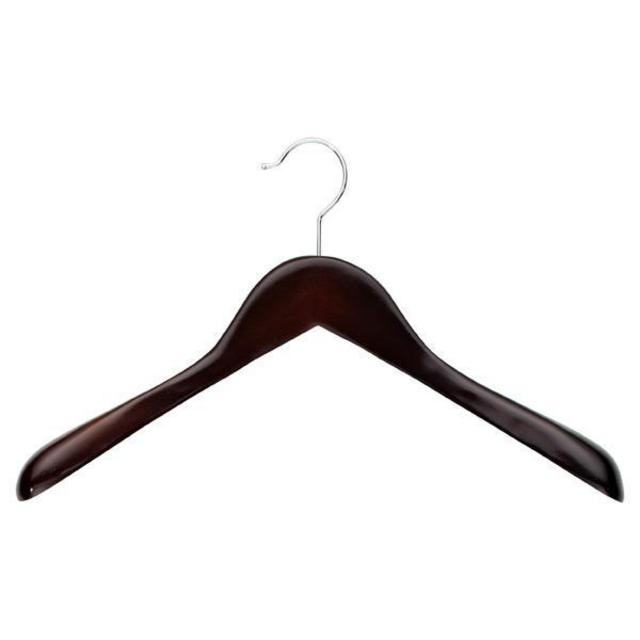 Superior Wooden Coat Hanger Walnut
