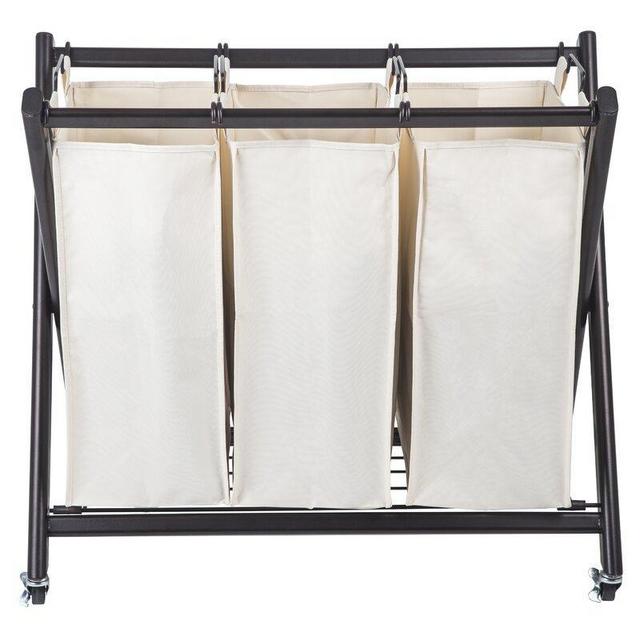 Deluxe Triple Laundry Sorter