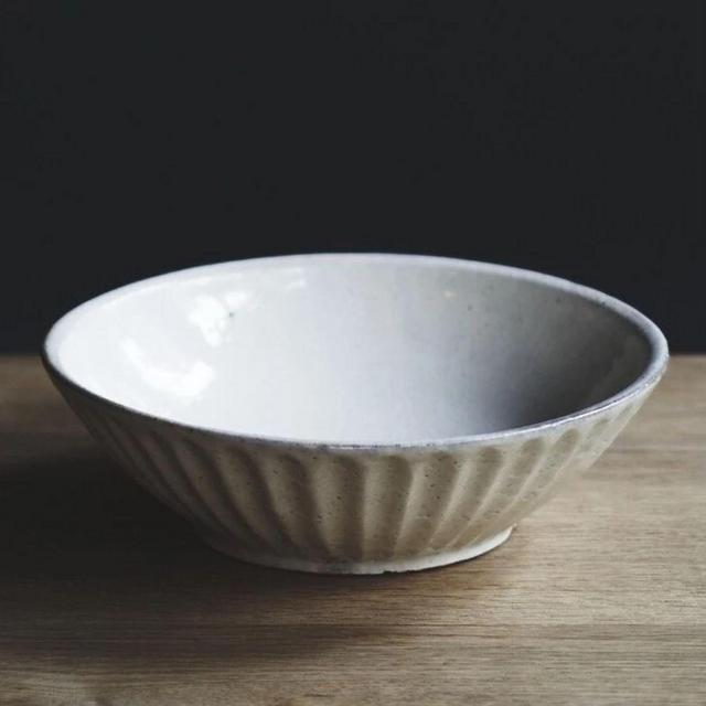 Shallow 22 cm Serving Bowl - Hitoshki Kato - Roman and Williams Guild