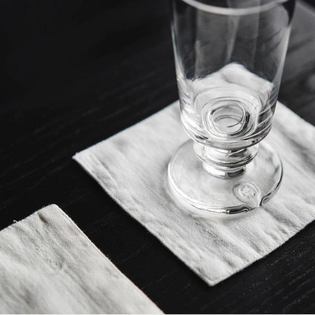 RW GUILD FLAX LINEN COCKTAIL NAPKIN - SET OF 8
