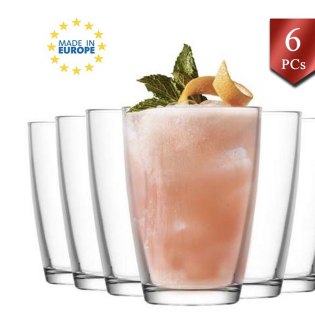 Walmart: Clear Highball Drinking Glasses