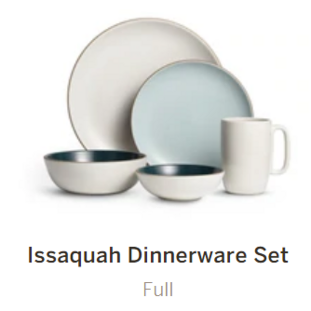 Issaquah Dinnerware Set Full