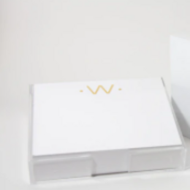 TRAY - Luxe Initial Gold Foil Pad