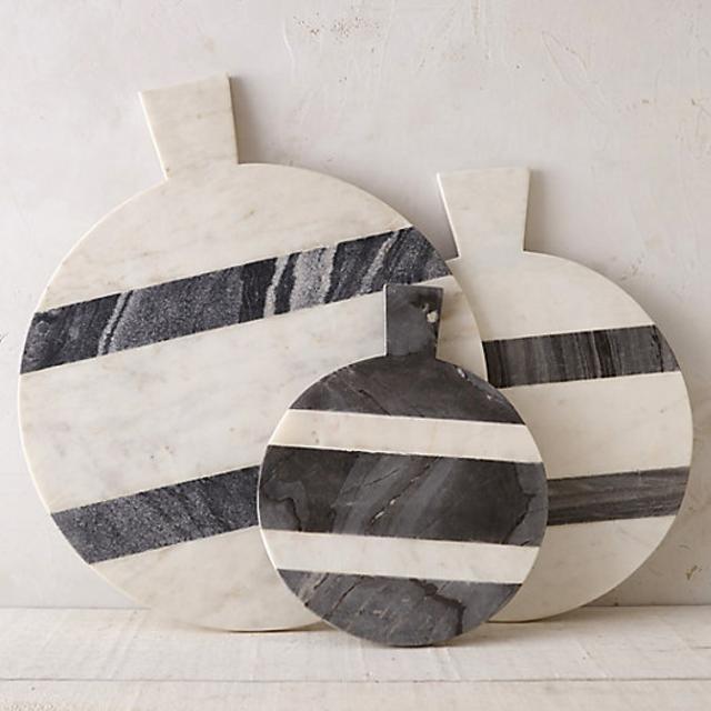 Two Tone Marble Serving Board