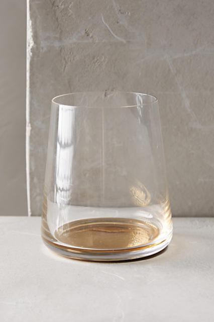 Color-Drop Stemless Wine Glass