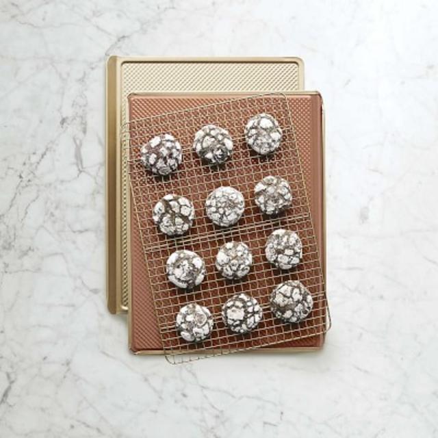 Williams-Sonoma Copper Goldtouch® Nonstick 3-Piece Cookie Sheet Set
