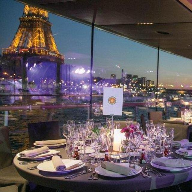 Bateaux Parisiens Seine River Gourmet Dinner & Sightseeing Cruise