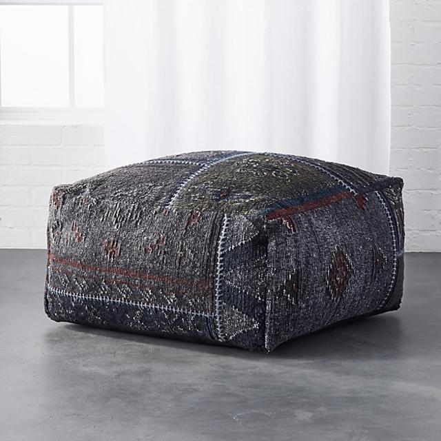 kilim pouf