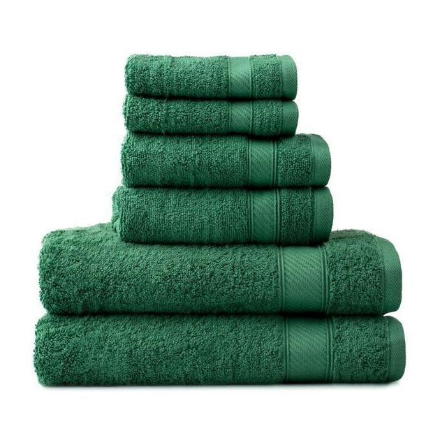 Wamsutta® 6-Piece Hygro® Duet Bath Towel Set in Forest