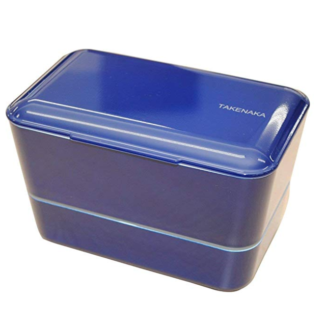 Expanded Double Bento Box by Takenaka (Navy Blue)