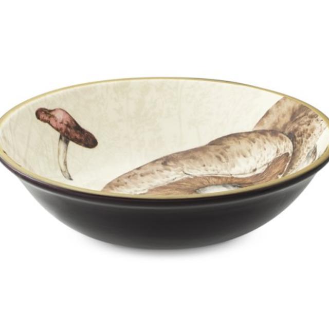 Harvest Botanical Individual Bowls, Set of 2, Mushroom