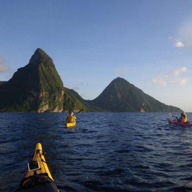 Paddle to the Pitons