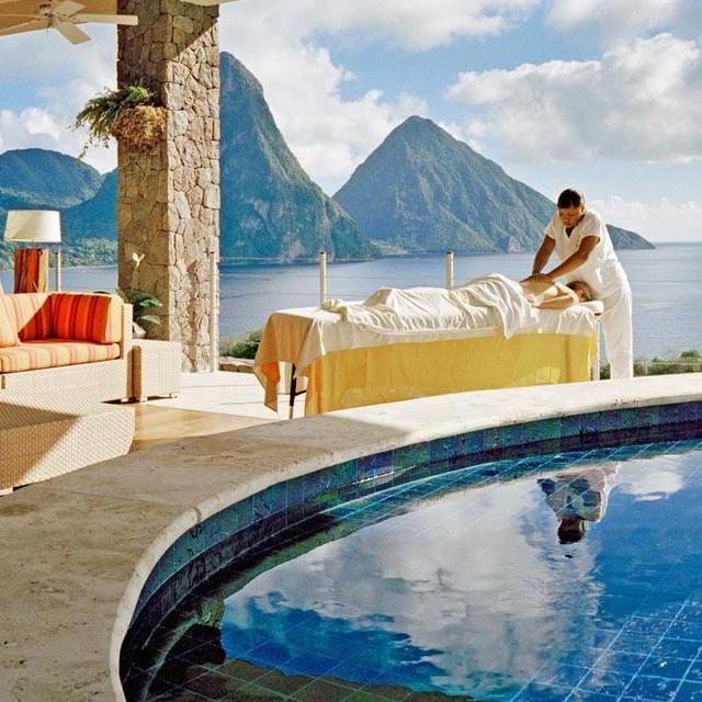 Honeymoon Spa Package at Jade Mountain