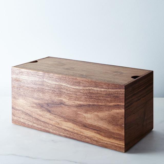 Walnut Bread Box