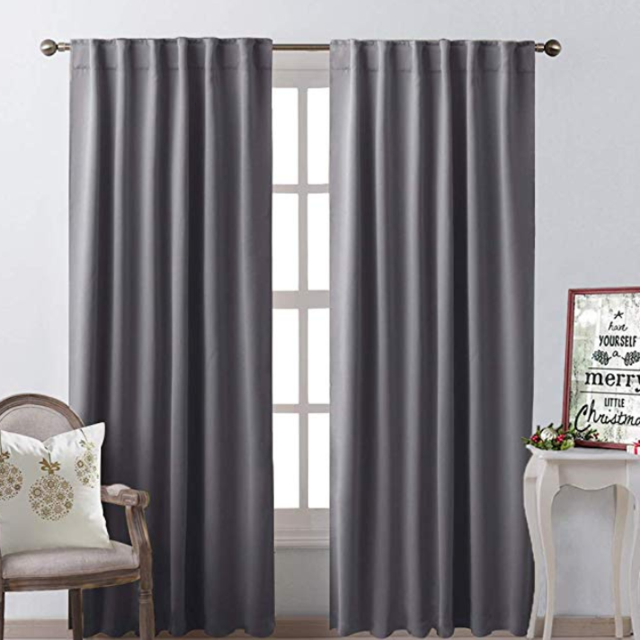Blackout Curtains: Grey