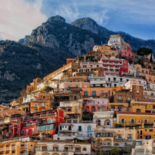 Lunch in Positano, Italy