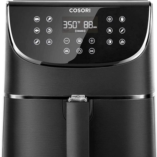 COSORI Air Fryer Max XL(100 Recipes) Electric Hot Oven Oilless Cooker LED Touch Screen with 13 Cooking Functions, Preheat and Shake Reminder, Nonstick Basket, 5.8 QT, DIGITAL-Black