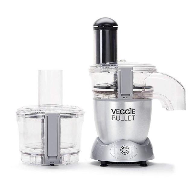 Veggie Bullet Electric Spiralizer & Food Processor, Silver