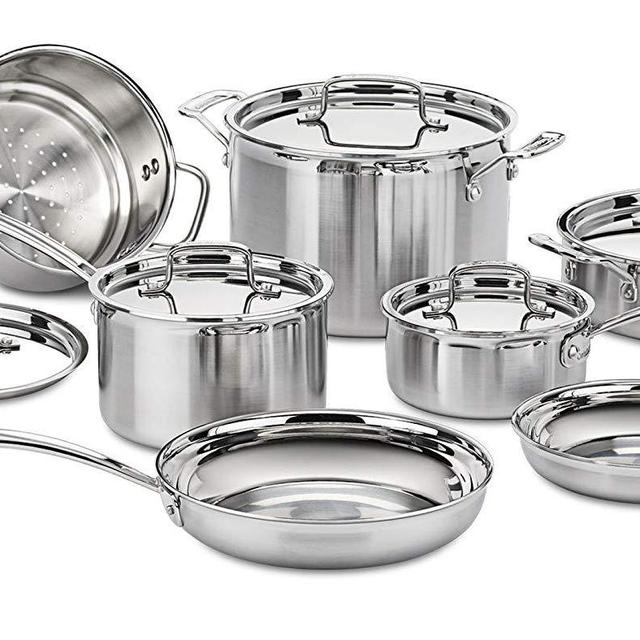 Cuisinart MCP-12N Multiclad Pro Stainless Steel 12-Piece Cookware Set