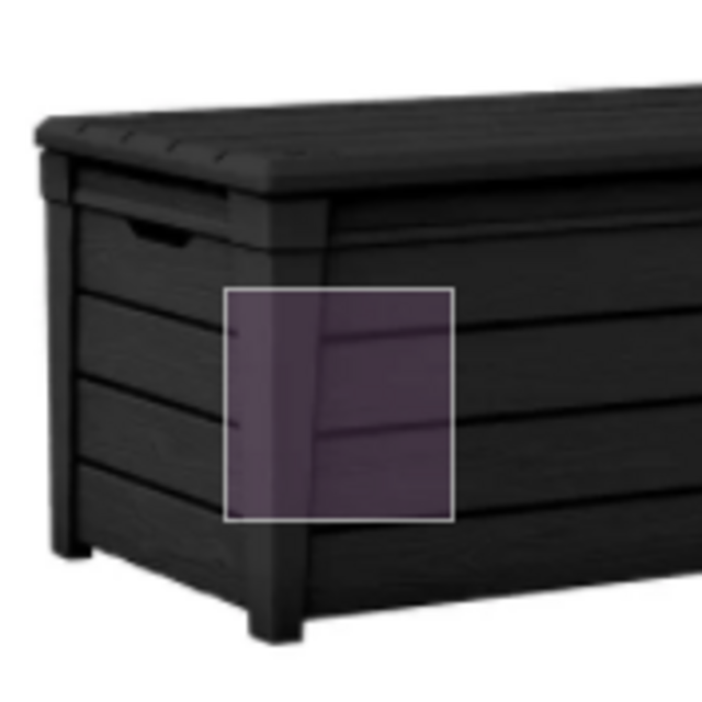 Keter Brightwood 120 Gallons Gallon Water Resistant Lockable Deck Box