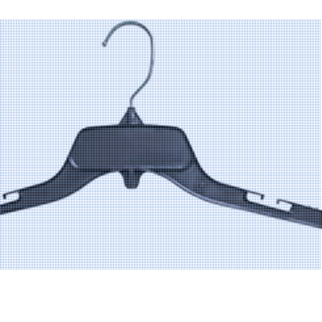 Hanger Central Heavy-Duty Black Plastic Closet Shirt Hangers, 17 Inch, 25 Pack