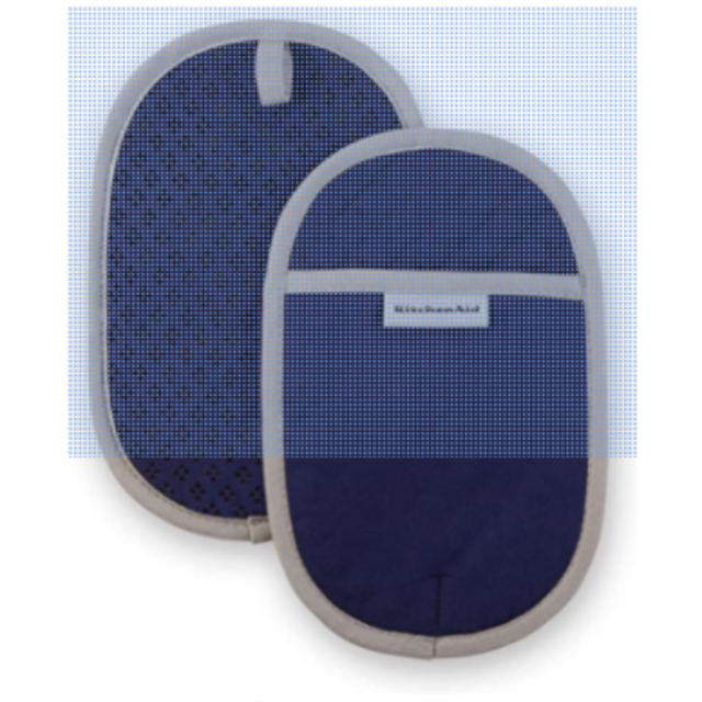 KitchenAid Asteroid Pot Holder Set, Cobalt