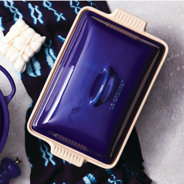 Le Creuset Heritage Rectangular Casserole - Indigo