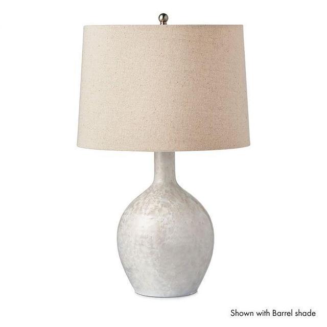 Warren Pottery Lamp - Crystalline - Candent White