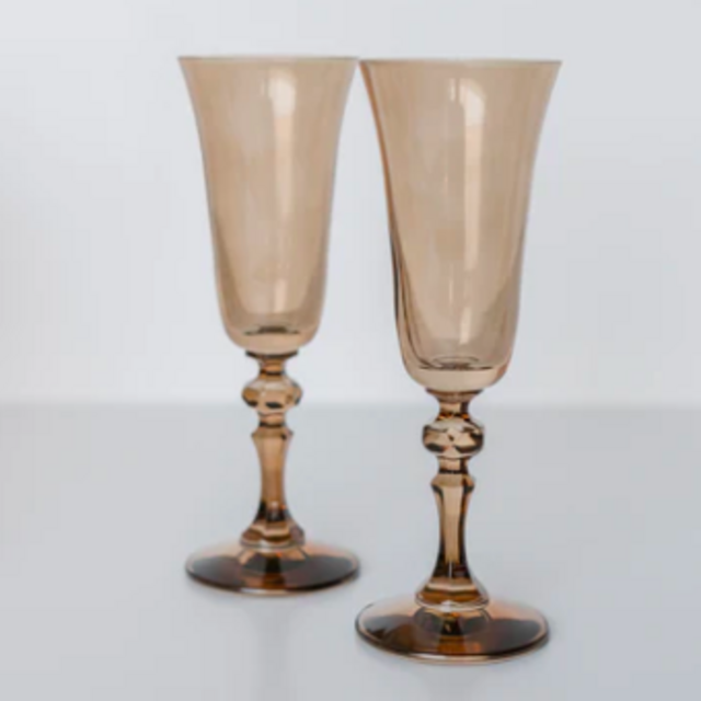 Bride & Groom Champagne Flutes for Wedding