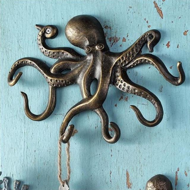 Swimming Octopus Key Hook | 34061 | SPI Home