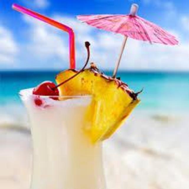 Cocktails on the beach