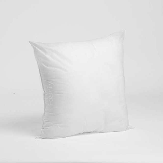 Hypoallergenic Pillow 18" L X 18" W, Standard/White