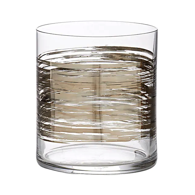 Marc Blackwell Brushstroke Equator Platinum Short Tumbler