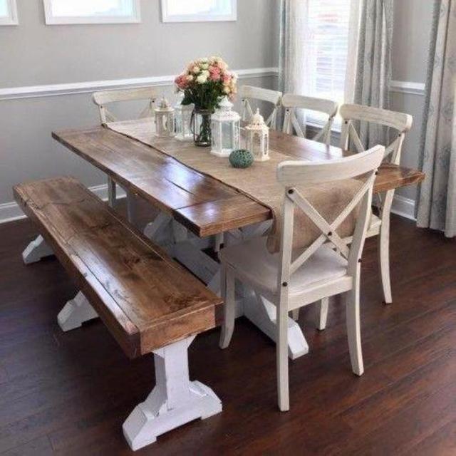 Supplies for DIY Farmhouse Table