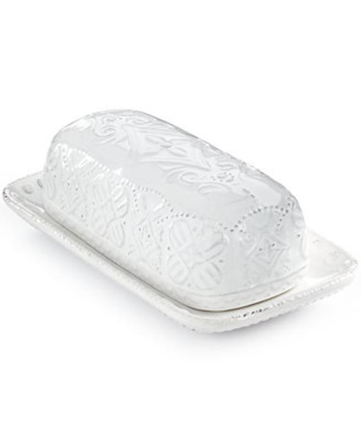 Maison Versailles Blanc Butter Dish