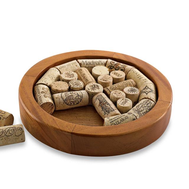 Wine Enthusiast Round Wine Cork Trivet Kit