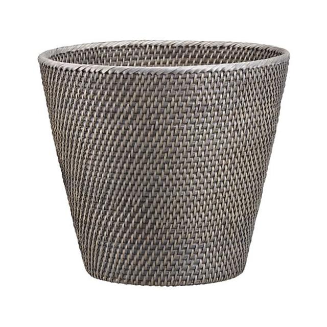Sedona Grey Tapered Waste Basket/Trash Can