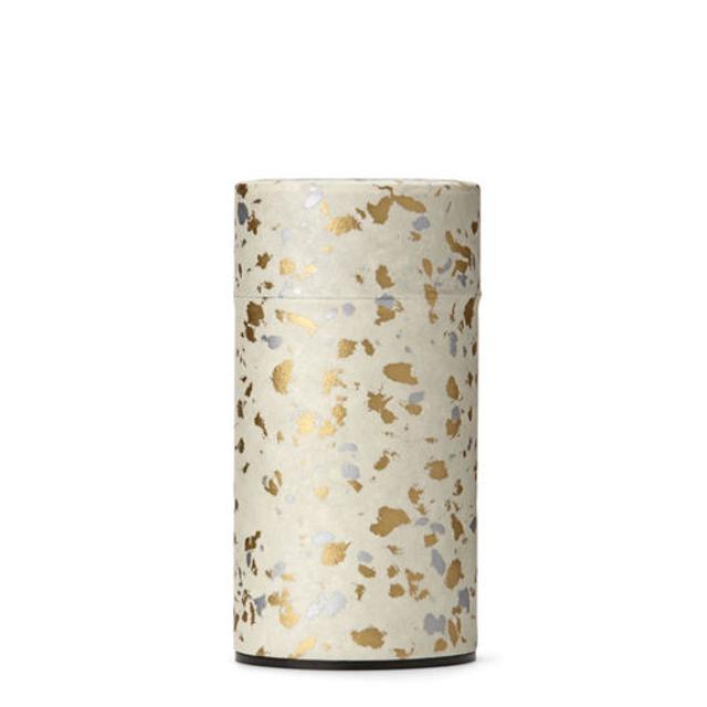 Silver and Gold Metallic Washi Tea Tin