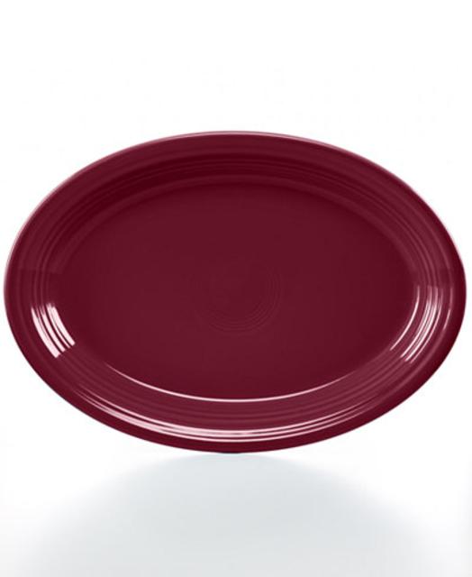 Fiesta Claret 13" Oval Platter