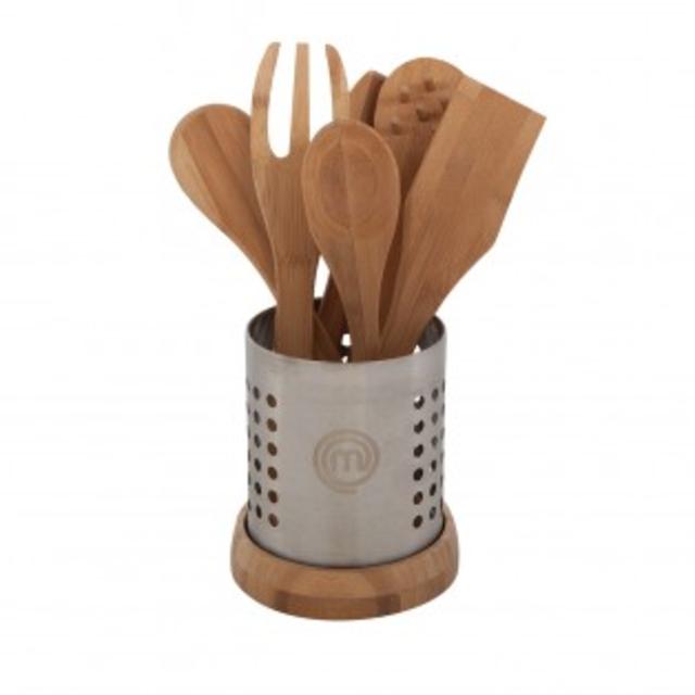 MasterChef Bamboo 6 Piece Utensil Set