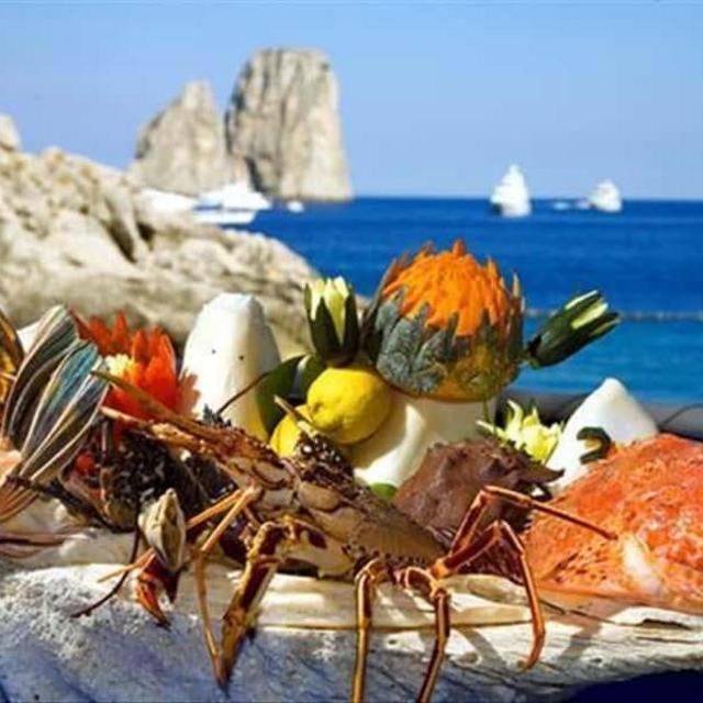 Romantic Dinner in Capri, Italy